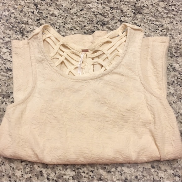 ππ¦HP!!π¦ Free People | Caged Back Peplum Top - Picture 5 of 10